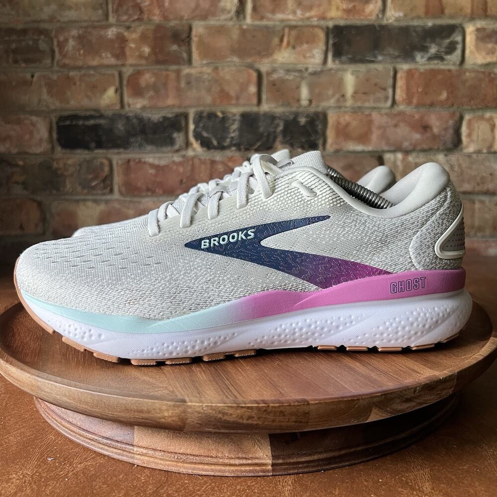 Brooks Ghost 16 Women's 9.5 D Gray Purple Neutral Cushion Running Shoes Sneakers - Picture 11 of 16